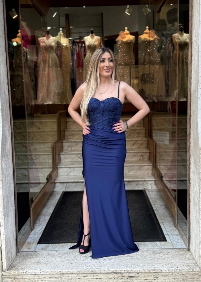 Abito da cerimonia Giulia  Blu