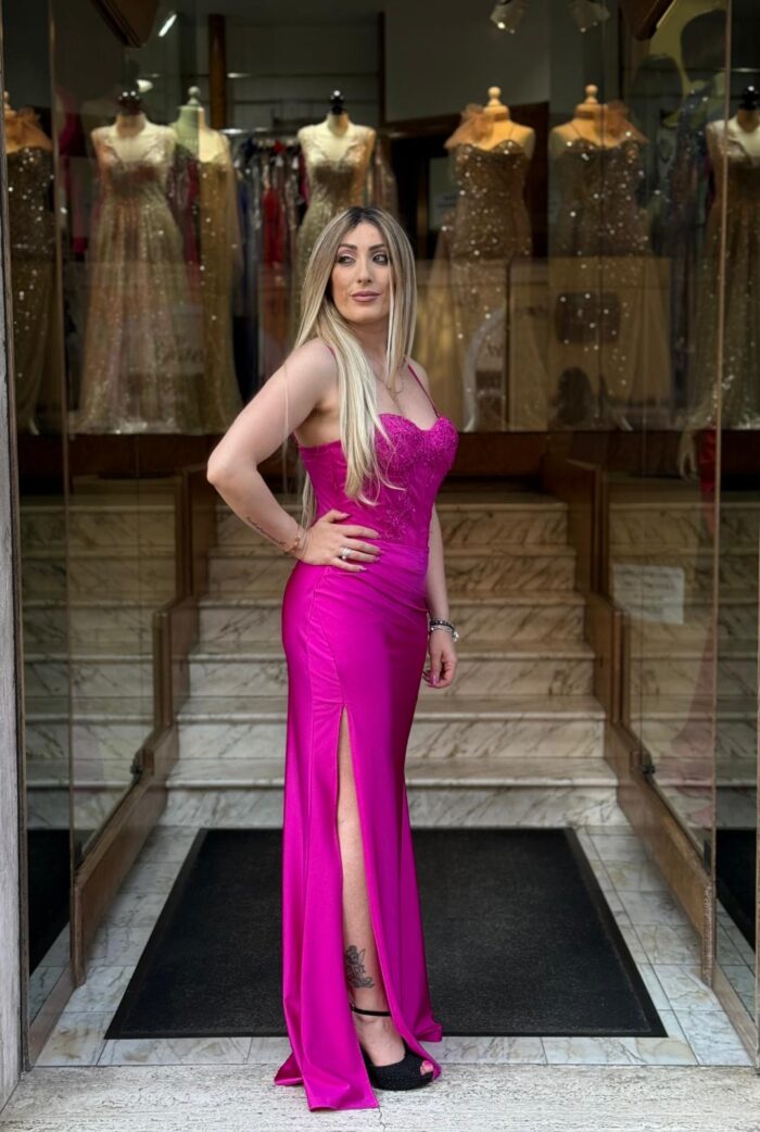 Abito da cerimonia Giulia Fuxia