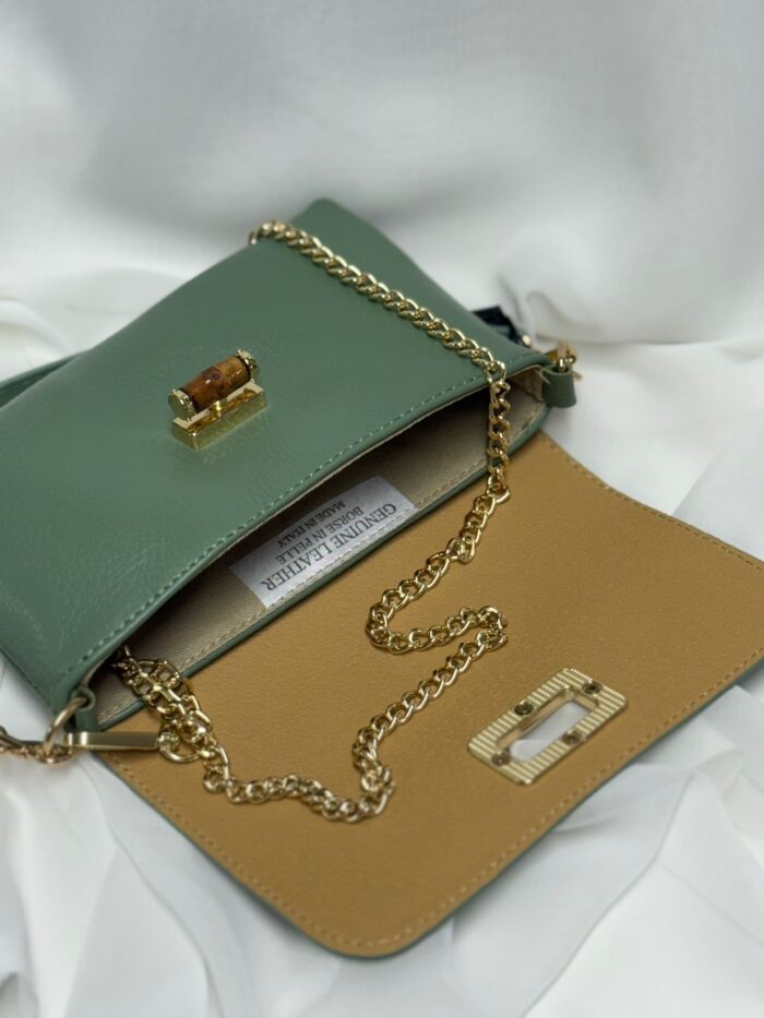 Borsa Matilde Verde Salvia - immagine 4