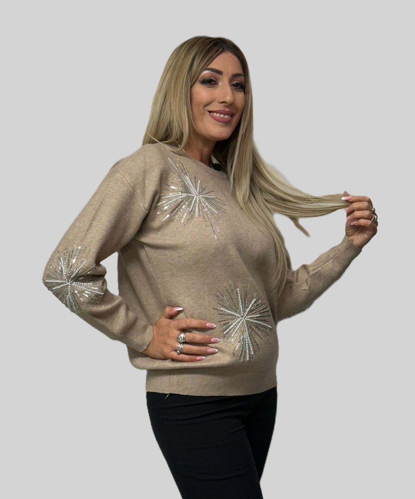 Maglia Lorena Beige - immagine 3
