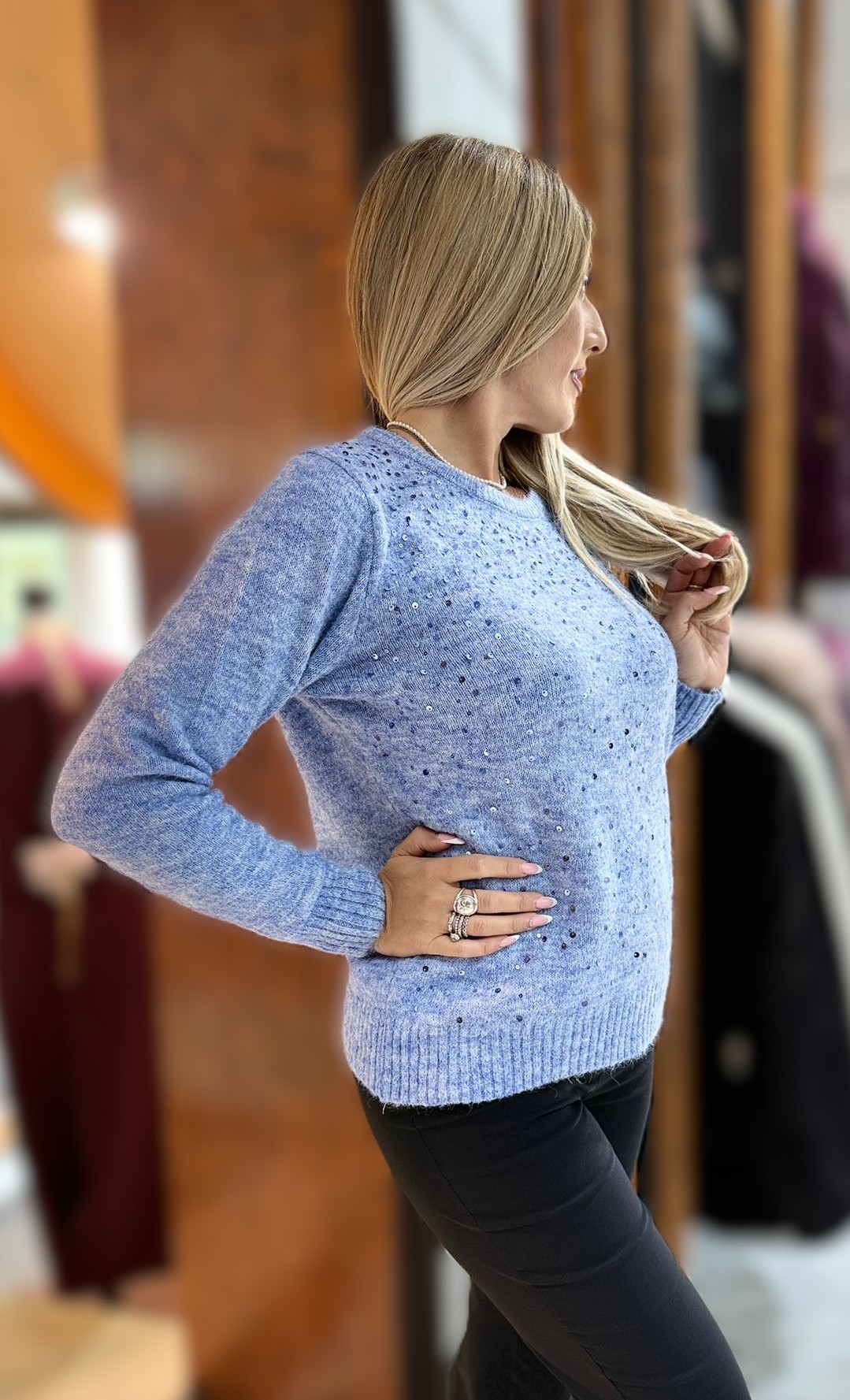 Maglia Angela Celeste - immagine 3