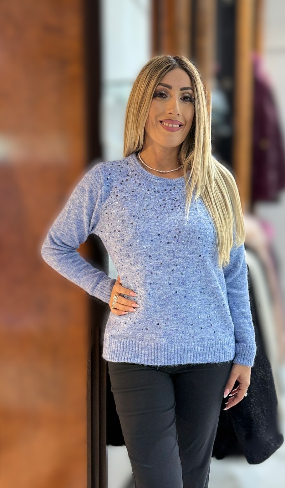 Maglia Angela Celeste - immagine 4