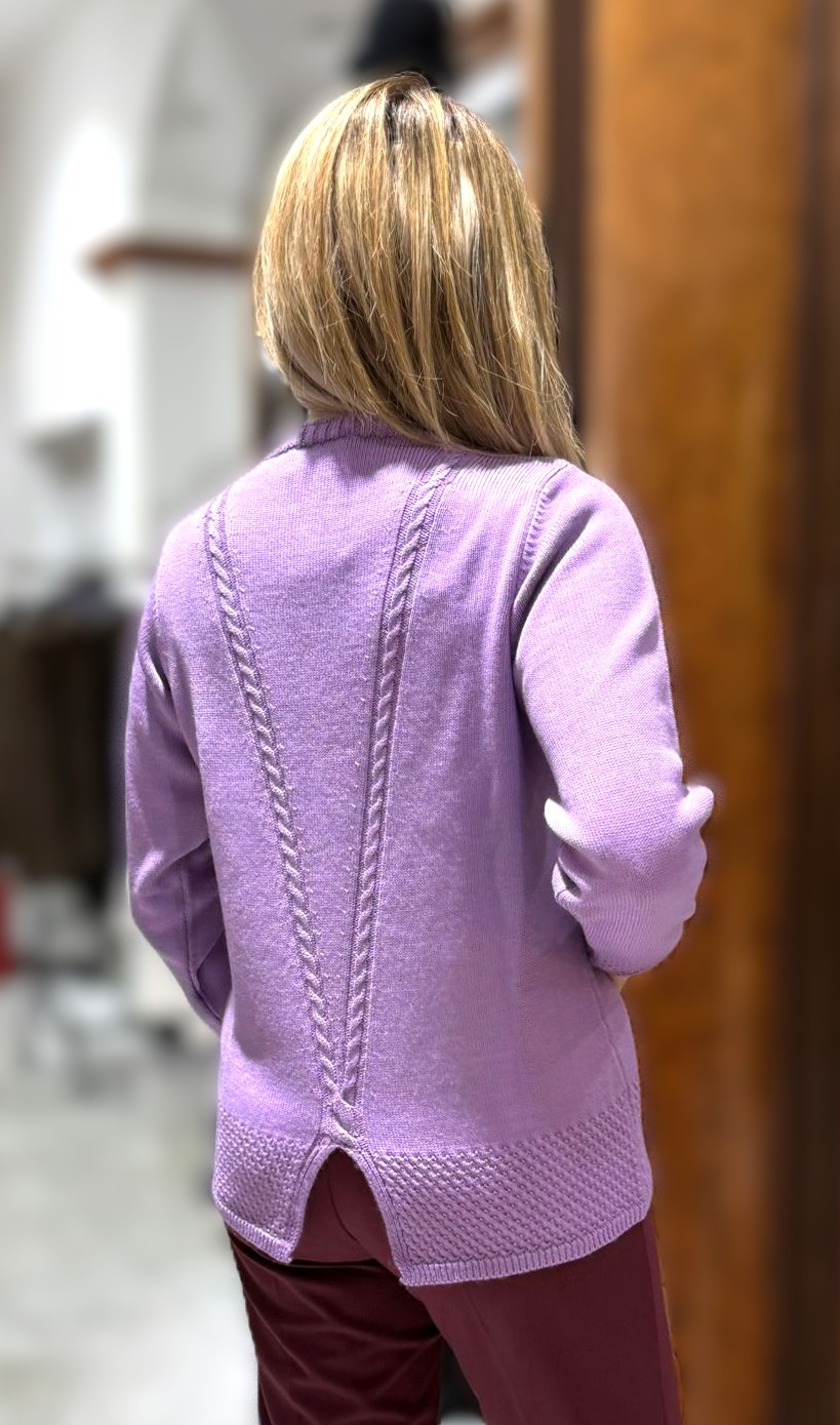 Maglia Flora Lilla - immagine 4