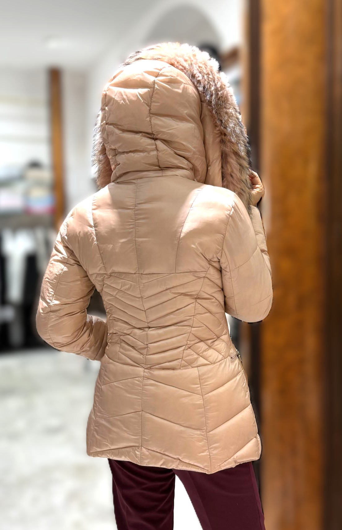 Piumino Erla cipria - immagine 4