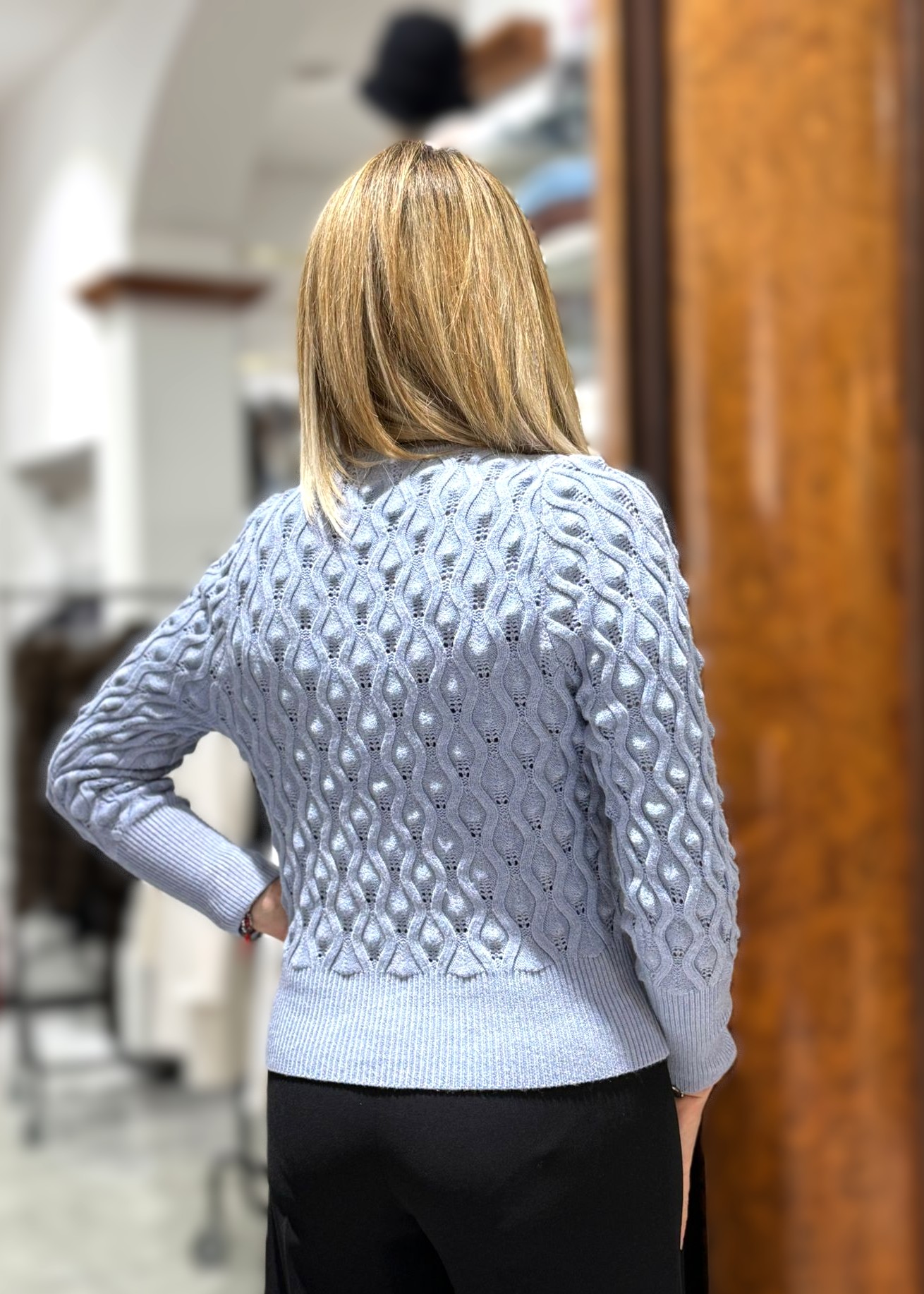 Maglia Giorgia Azzurro - immagine 3